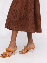 Valentino Garavani Sleeveless Floral Midi Dress