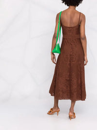 Valentino Garavani Sleeveless Floral Midi Dress
