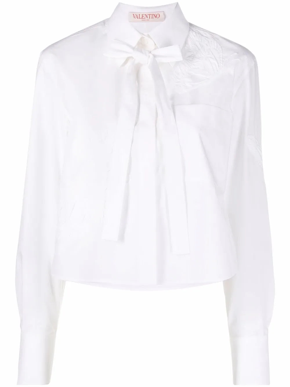 Valentino Garavani Appliqué Cropped Shirt