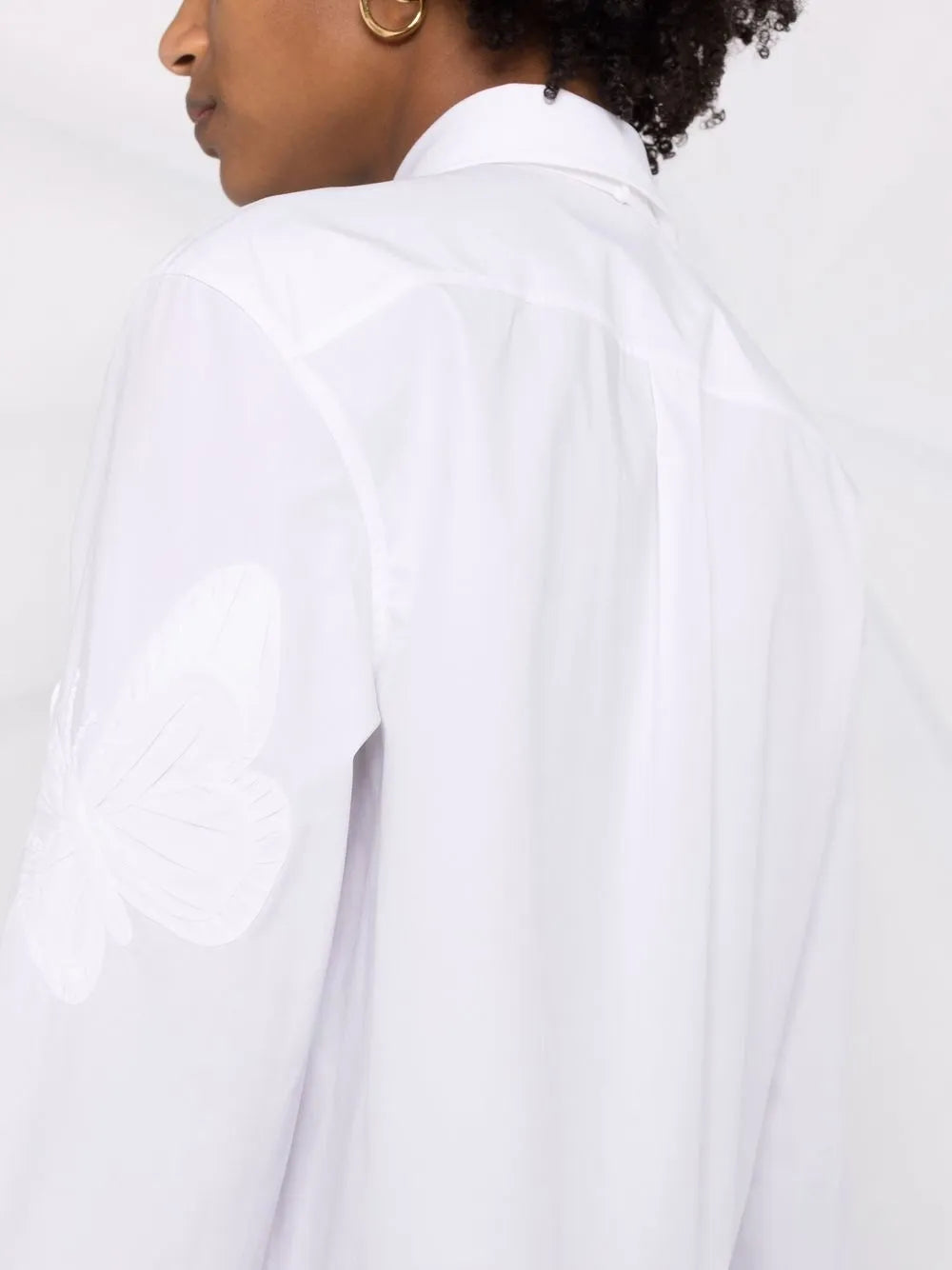 Valentino Garavani Appliqué Cropped Shirt
