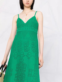 Valentino Garavani Heavy Lace Long Dress