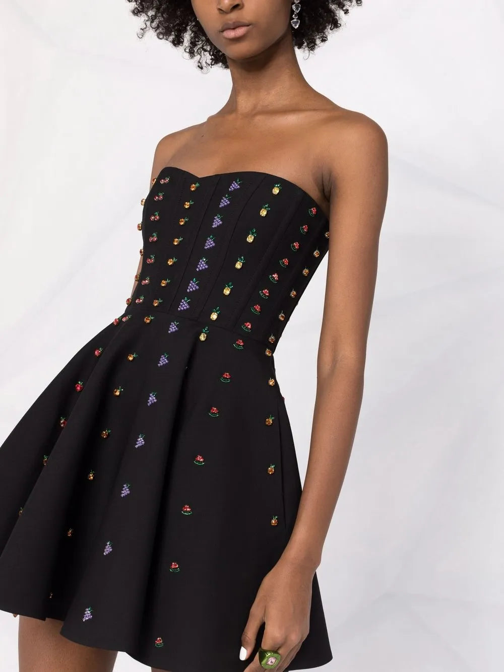 Valentino Garavani Crystal-Embellished Minidress