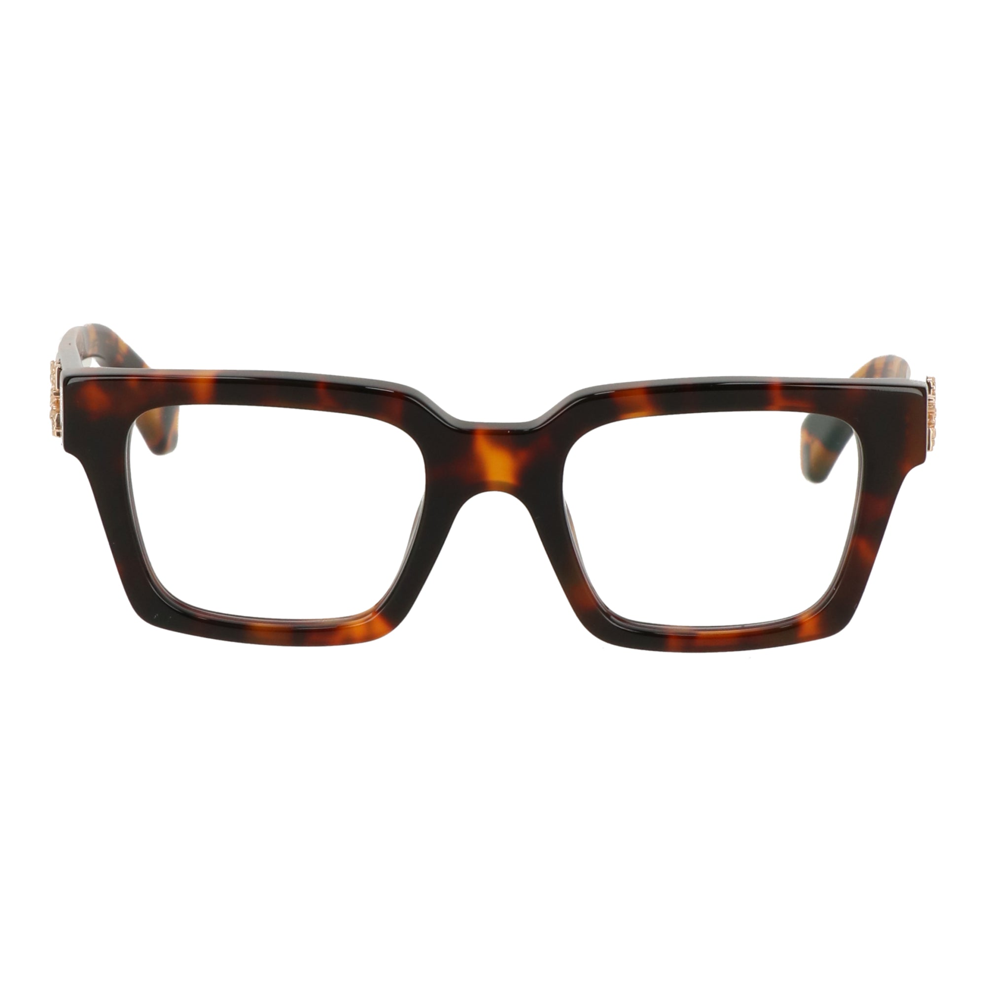 Off White Unisex Havana Optical Glasses