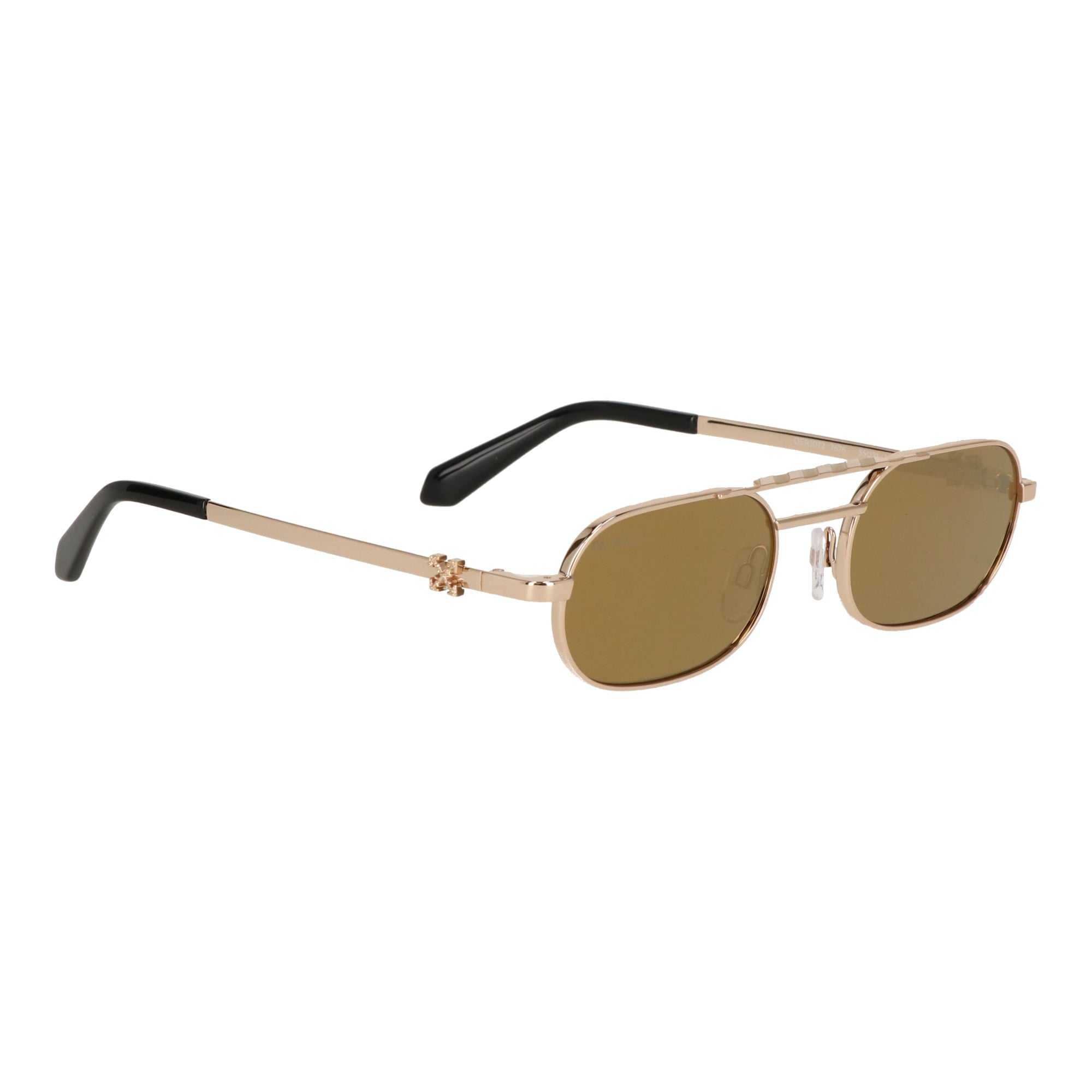 Off White Unisex Gold Sunglasses