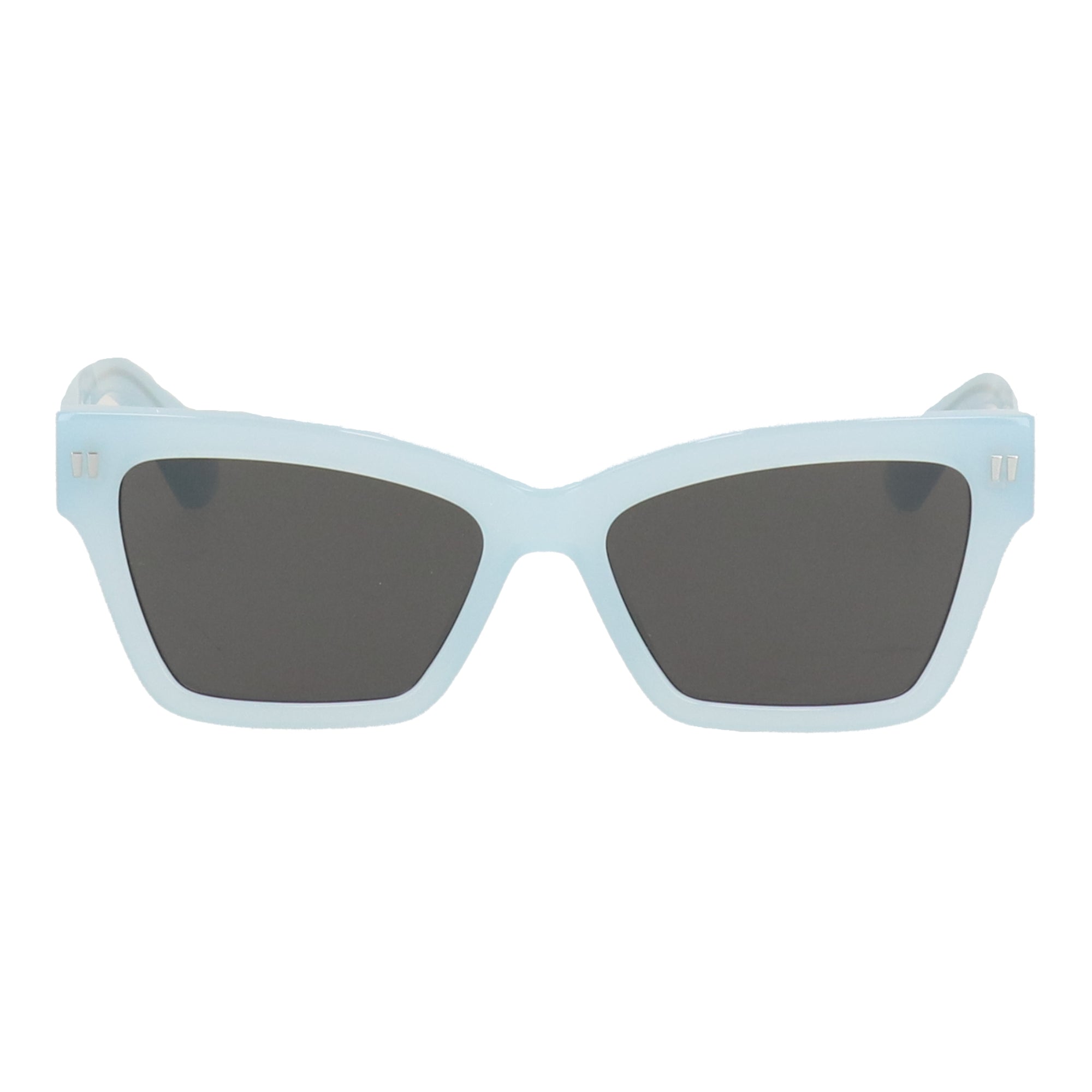 Off White Unisex Light Green Sunglasses