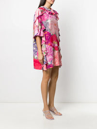 Valentino Garavani Floral Print Ruffled Dress