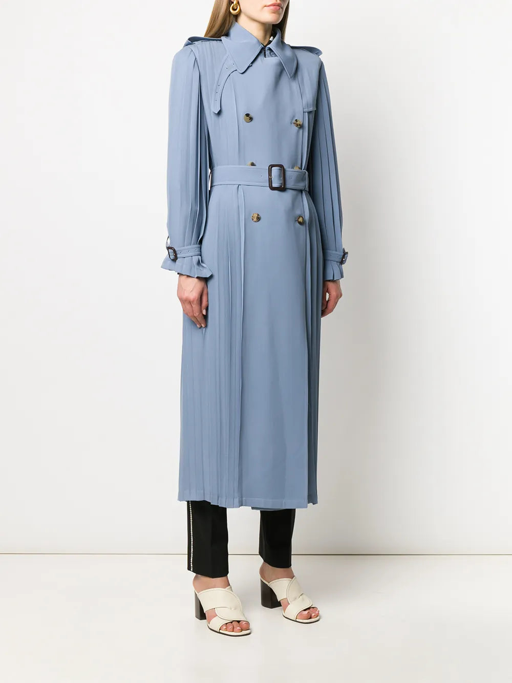Valentino Garavani Pleated Trench Coat