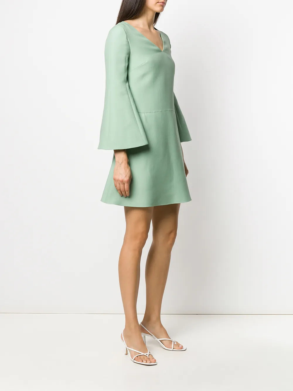Valentino Garavani V-Neck Shift Short Dress