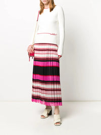 Valentino Embroidered Logo Ribbed Jumper