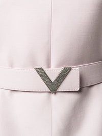 Valentino Garavani V Pavé Belted Dress