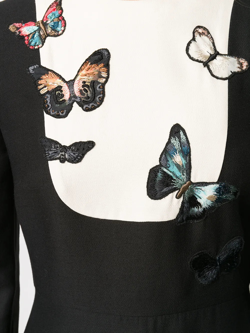 【関税&送料込】Valentino Garavani `Butterfly Embroideries` Valentino Garavani Embroidered Butterfly Flared Dress – Bluefly