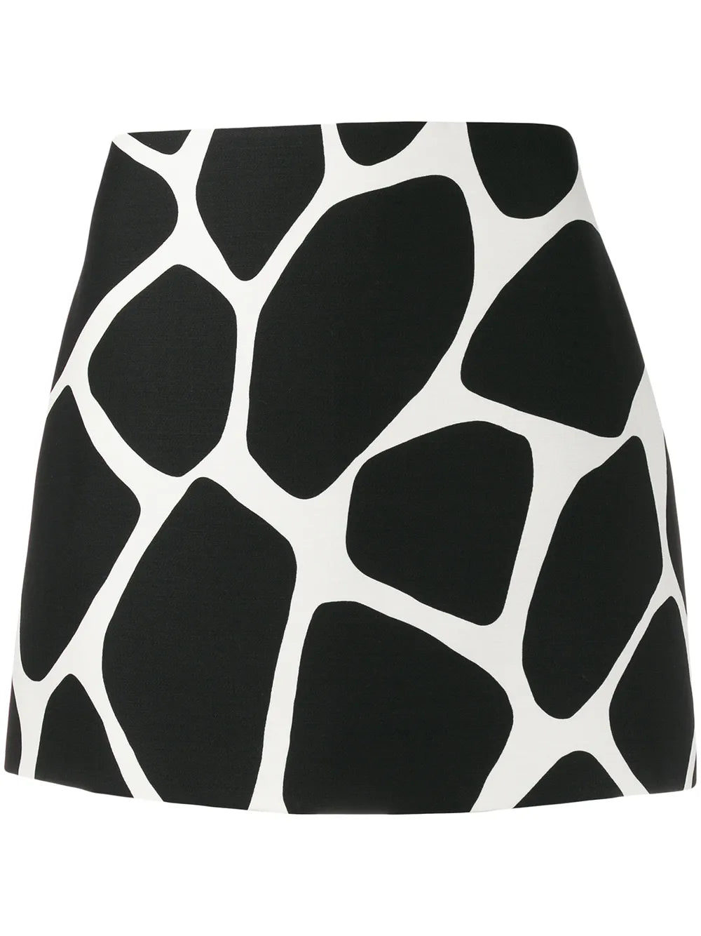 Valentino Garavani Giraffe Print Fitted Mini Skirt