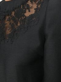 Valentino Garavani Lace Insert Mini Dress