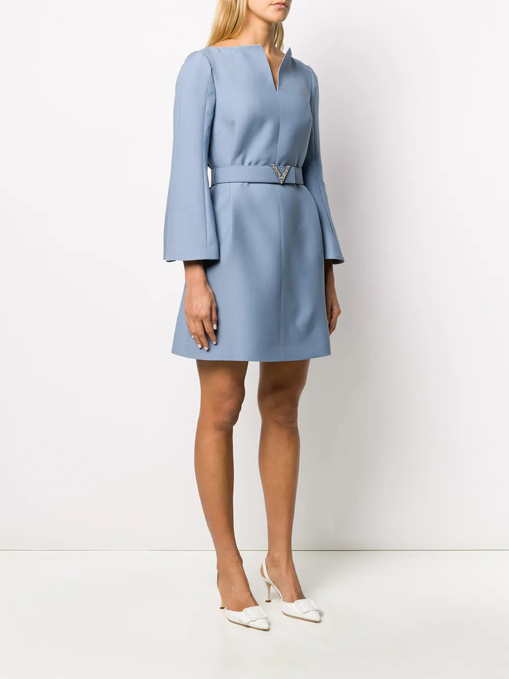 Valentino Garavani V Belted Dress