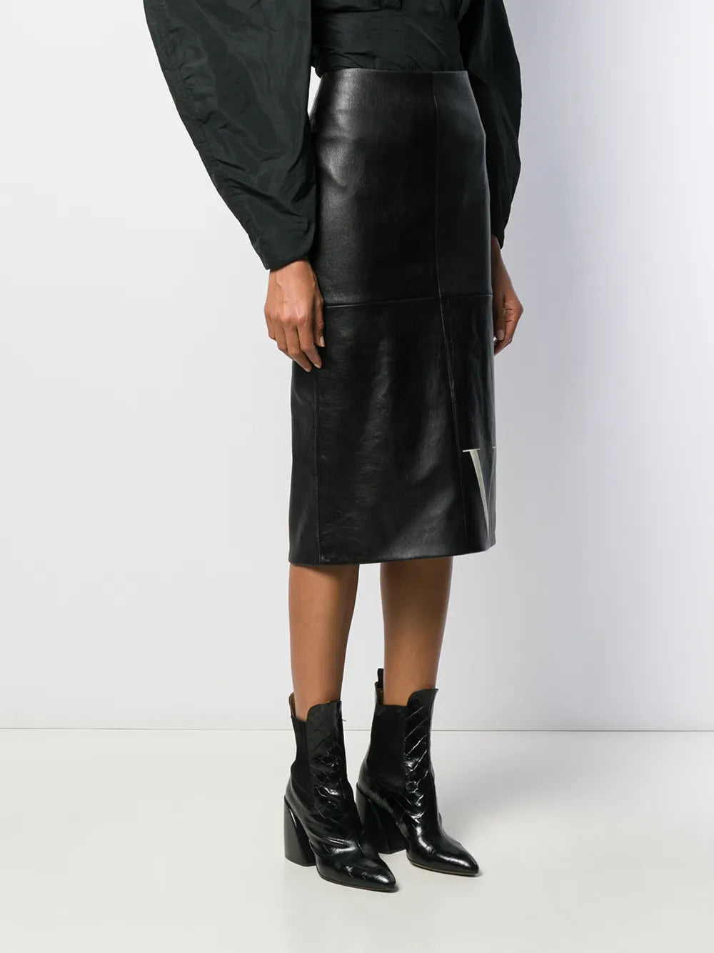 Valentino Garavani Vltn Print Pencil Skirt
