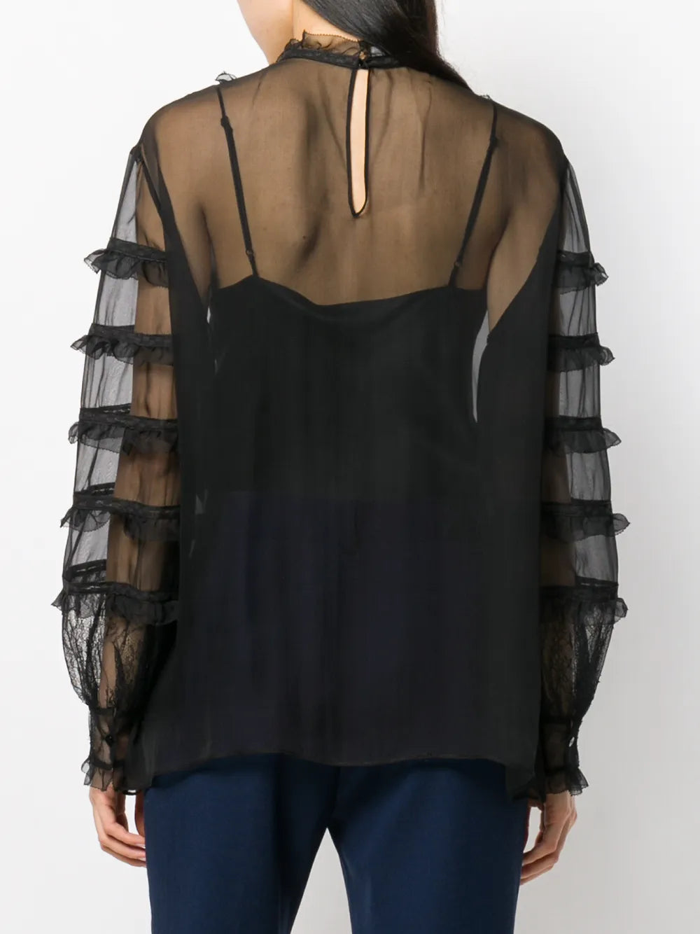 Valentino Garavani Sheer Organza Blouse