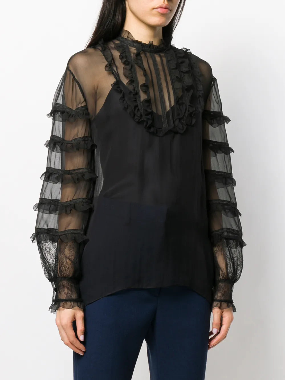 Valentino Garavani Sheer Organza Blouse