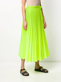 Valentino Garavani High-Waisted Pleated Midi Skirt