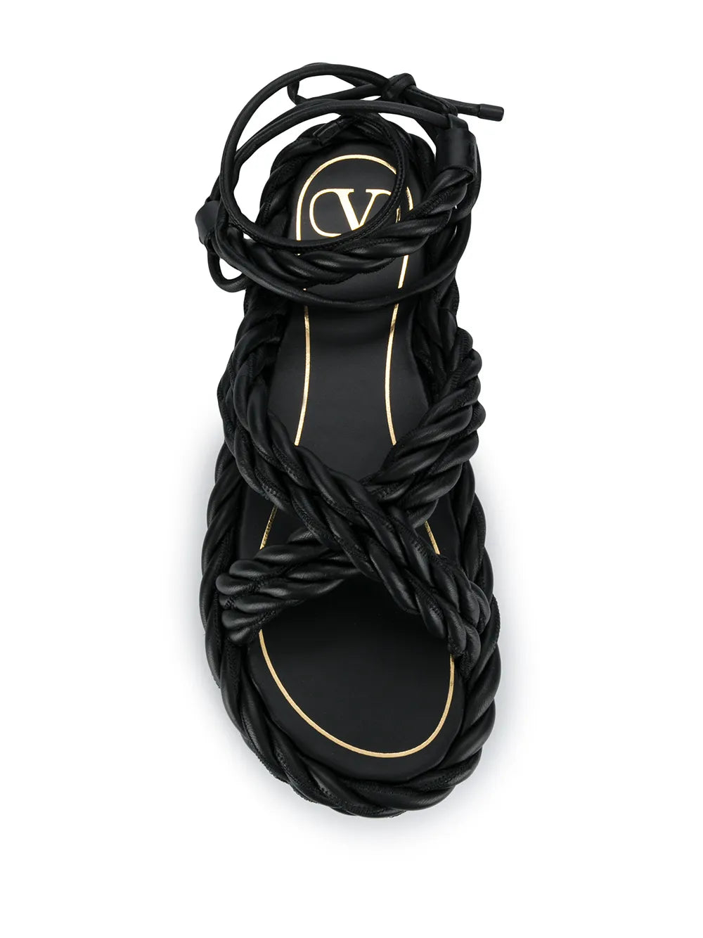 Valentino Garavani The Rope Ankle-Tie Sandals