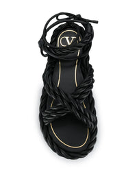 Valentino Garavani The Rope Ankle-Tie Sandals