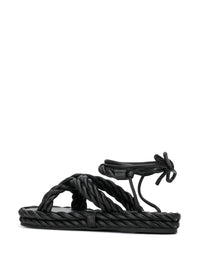 Valentino Garavani The Rope Ankle-Tie Sandals