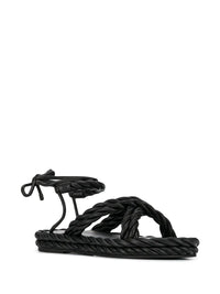 Valentino Garavani The Rope Ankle-Tie Sandals