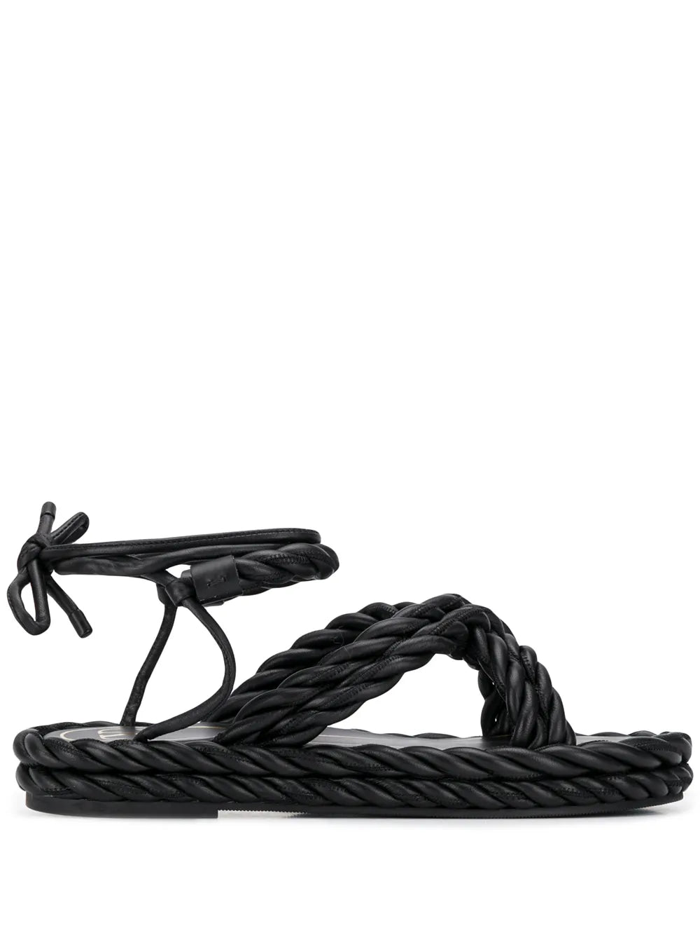 Valentino Garavani The Rope Ankle-Tie Sandals