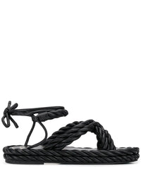 Valentino Garavani The Rope Ankle-Tie Sandals