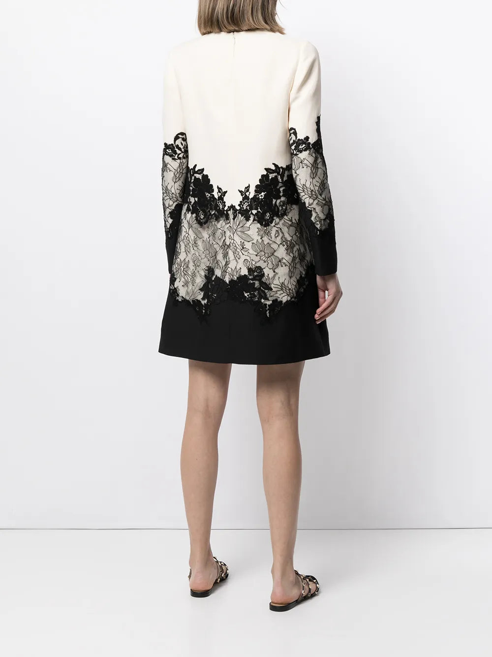 Valentino Garavani Lace-Embellished Shift Dress