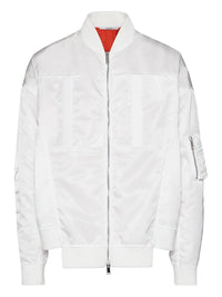 Valentino Garavani Panelled Zip-Front Bomber Jacket