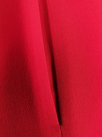 Valentino Garavani Cady Couture Trousers 42 Red