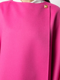 Valentino Garavani Draped Button Cape