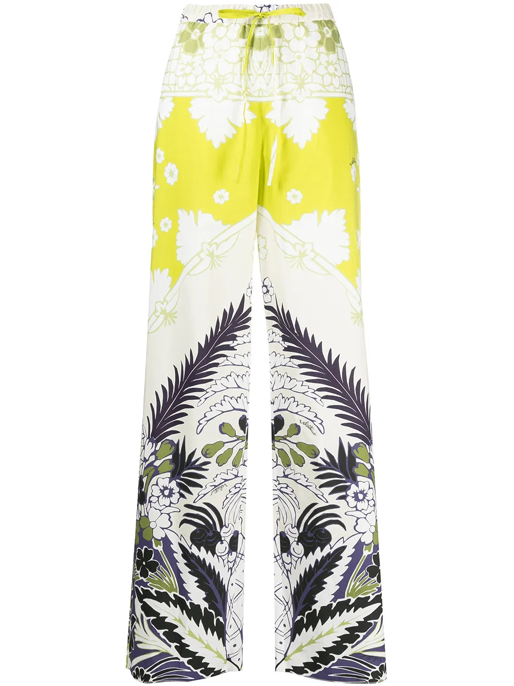 Valentino Garavani Floral-Print Trousers