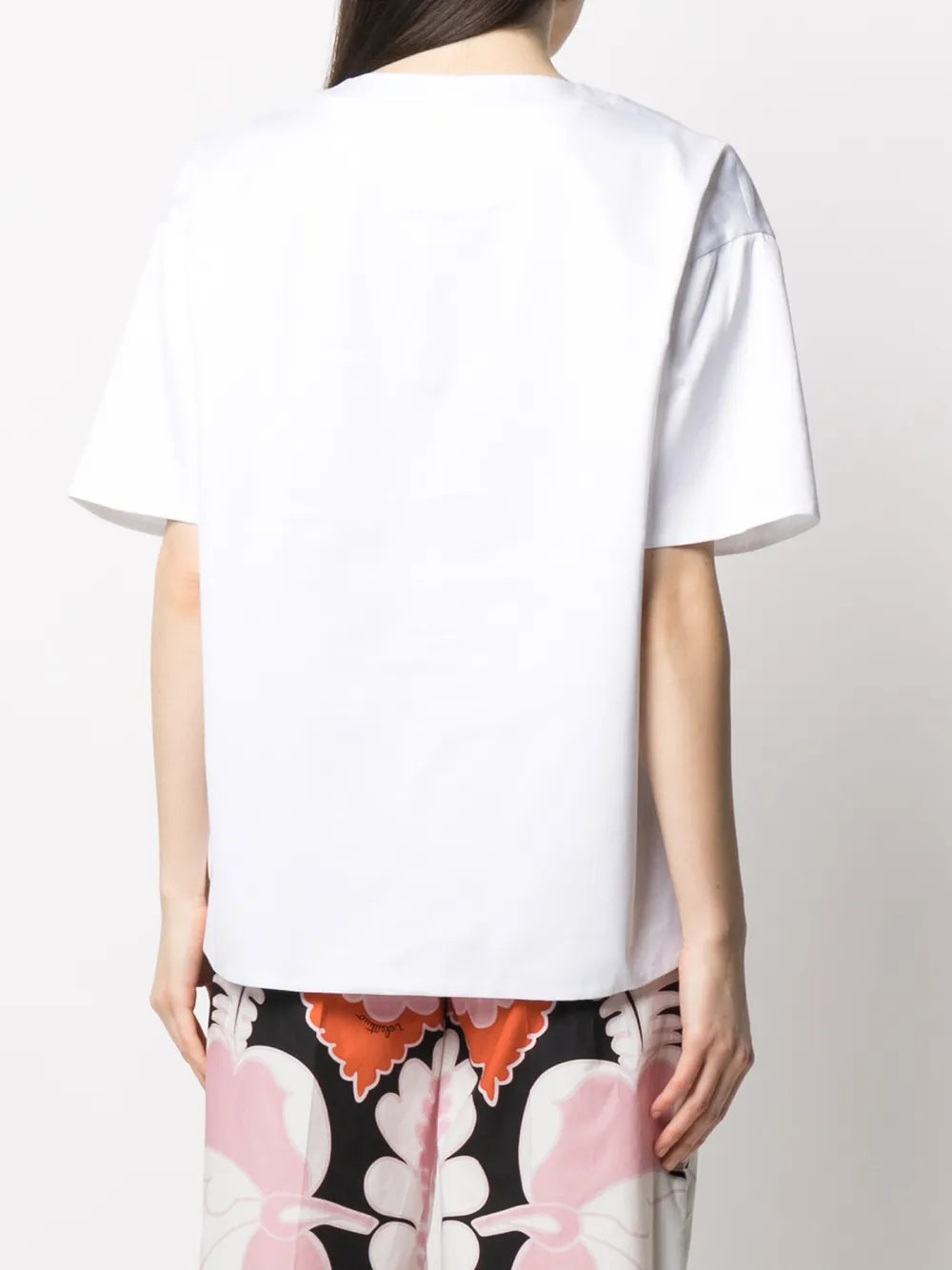 Valentino Vgold Split Neck Blouse