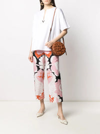Valentino Vgold Split Neck Blouse