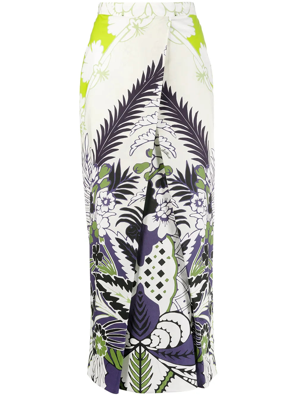 Valentino Garavani World Arazzo Print Midi Skirt