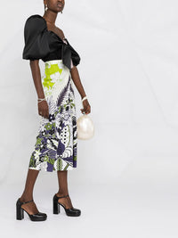 Valentino Garavani World Arazzo Print Midi Skirt