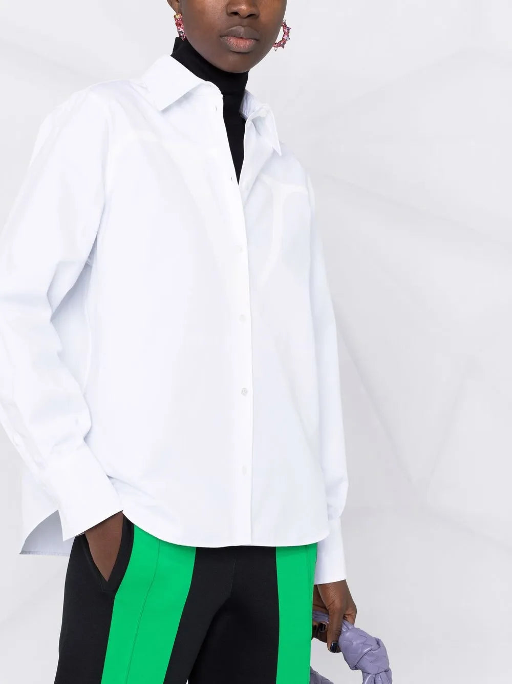 Valentino Garavani Long-Sleeve Cotton Shirt