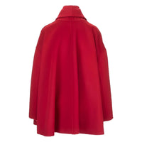 Valentino Garavani Ribbon-Detail Cape Coat