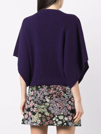 Valentino Garavani Batwing-Sleeve Knitted Top