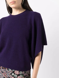Valentino Garavani Batwing-Sleeve Knitted Top