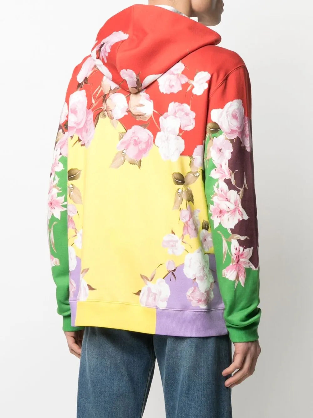 Valentino Garavani Rose-Print Hoodie
