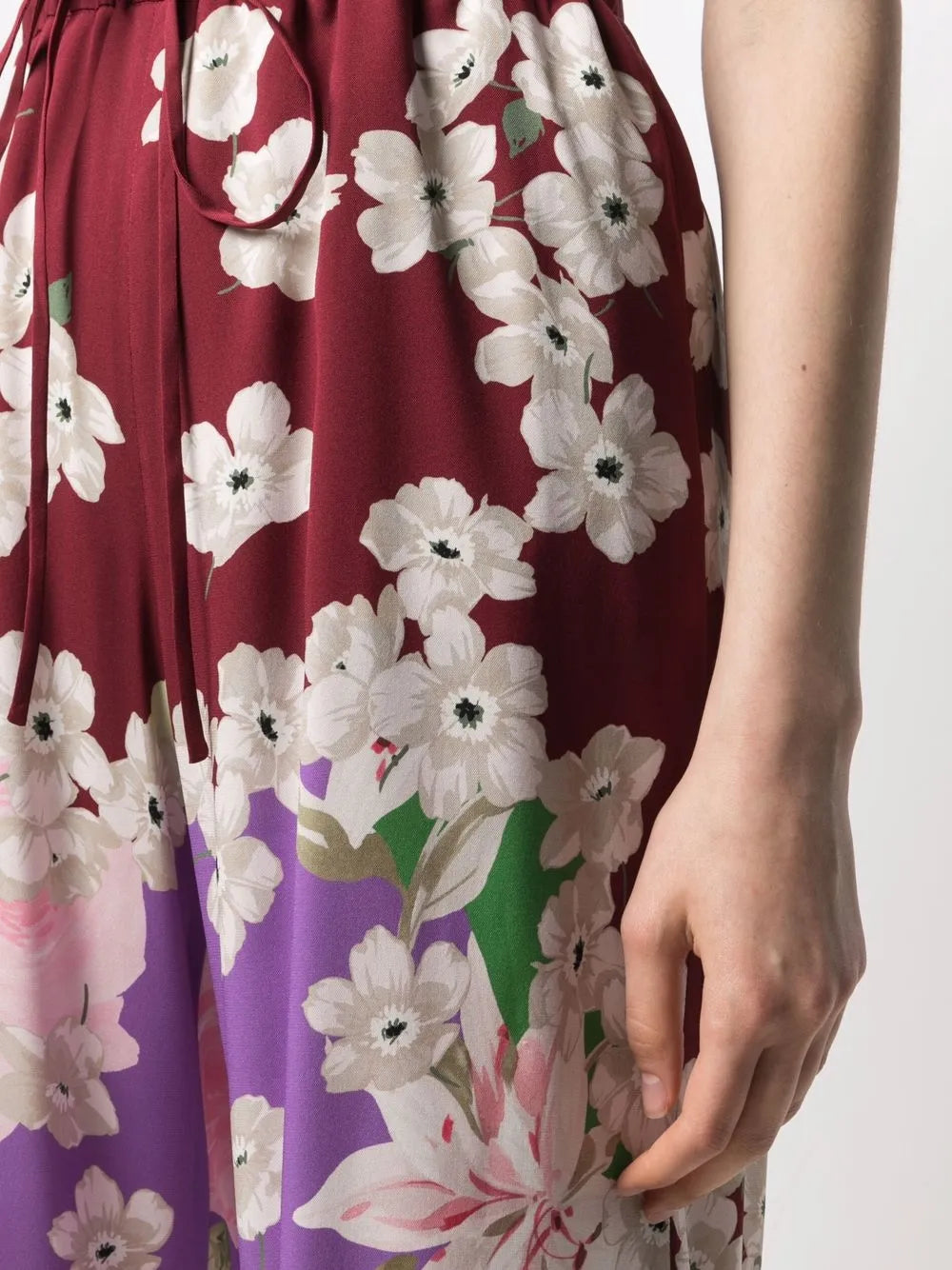 Valentino Garavani Floral-Print Trousers