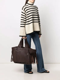 Valentino Garavani Fringed Tote Bag