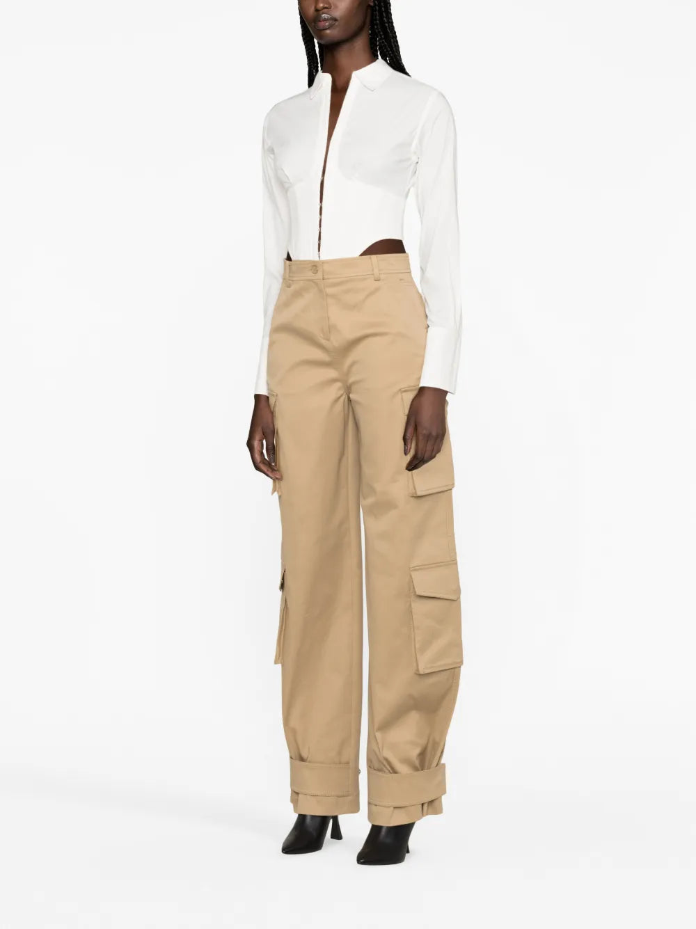 Valentino Garavani High-Waisted Cargo Trousers