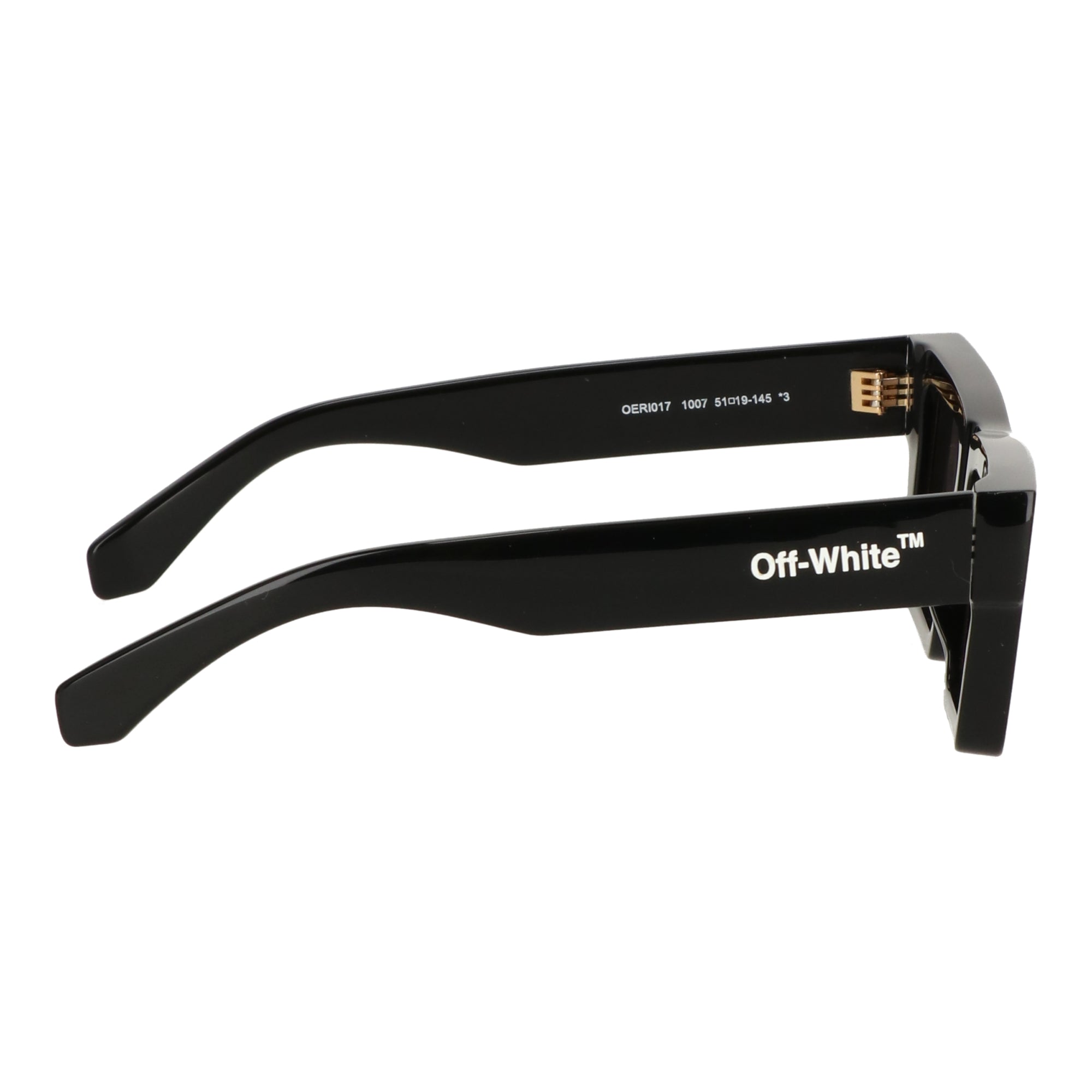 Off White Unisex Black Sunglasses