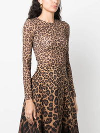 Valentino Garavani Animalier-Print Jersey Bodysuit