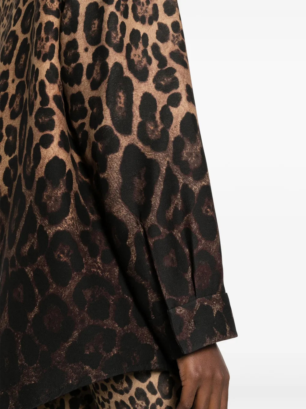 ADULT WOMEN'S SHIRT IN 65% WOOL AND 35% SILK FABRIC