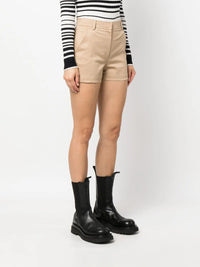 Valentino Garavani Rockstud High-Waisted Shorts