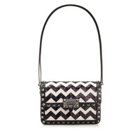 Valentino Garavani Small Rockstud23 Embroidered Shoulder Bag